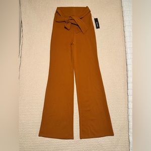 Wide Leg Stretchy Trousers